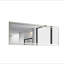 Miroir de salle de bain 118 "x 36" à DEL avec cadre en aluminium, miroir de meuble-lavabo mural, anti-buée, mémoire, 3 couleurs, réglable en continu-401569376-401569307