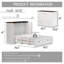 Armoire lit escamotable Farmhouse avec tiroir de rangement, station de charge USB et conception escamotable-1934421842