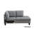 Dark Grey Fabric 3-Piece Sectional Sofa Set with Storage Ottoman-69969364-90726398