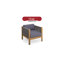 Ensemble de conversation pour 2 personnes en bois d'acacia-1874452262