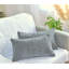  Housses de coussin lombaire 12 po x 20 po | Housse de coussin rectangulaire douce en chenille (ensemble de 2)-1517310074
