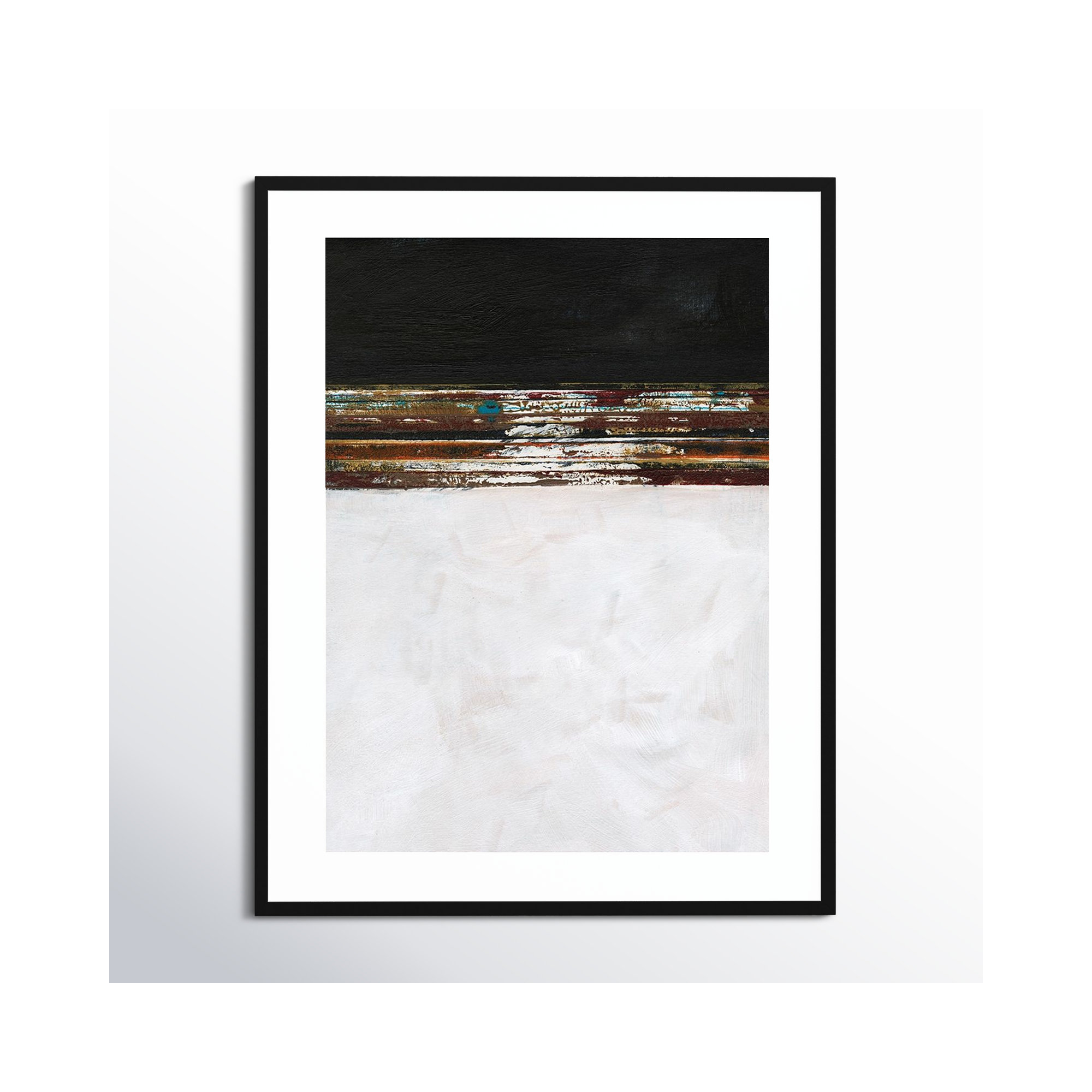 A Sense Of Space III by Jodi Fuchs, 42.12" H x 33.12" W x 0.88" D, Black Framed Paper