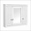 Armoire de salle de bain avec miroir, armoire à pharmacie murale avec 4 tablettes, rangement pour porte de toilette en miroir-1815397091