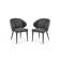 Set Of 2 Marcus Fabric Dining Chairs