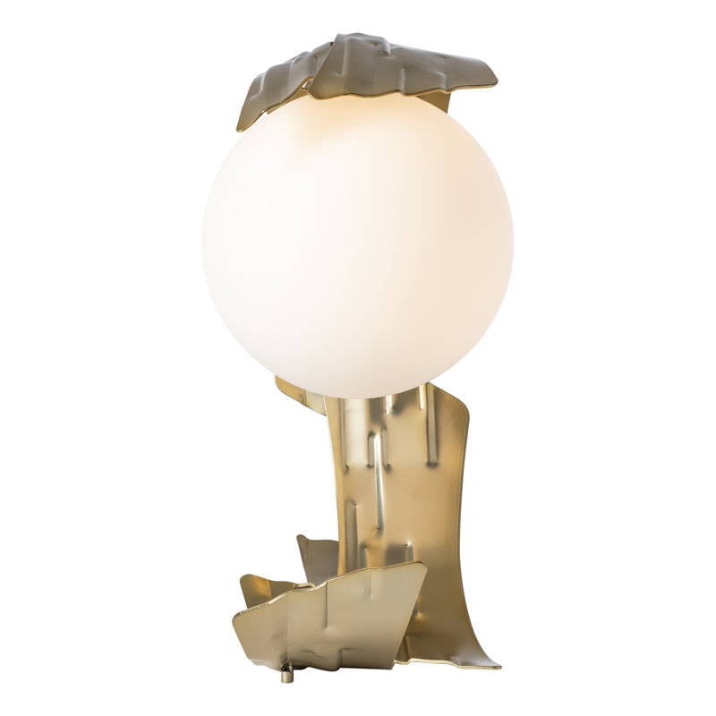 Crest Table Lamp, Modern Brass