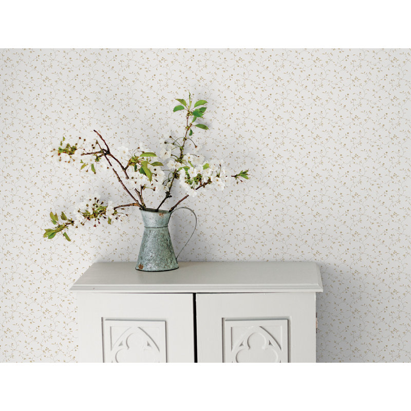 Rouleau de papier peint miniatures 3, Beige / Crème