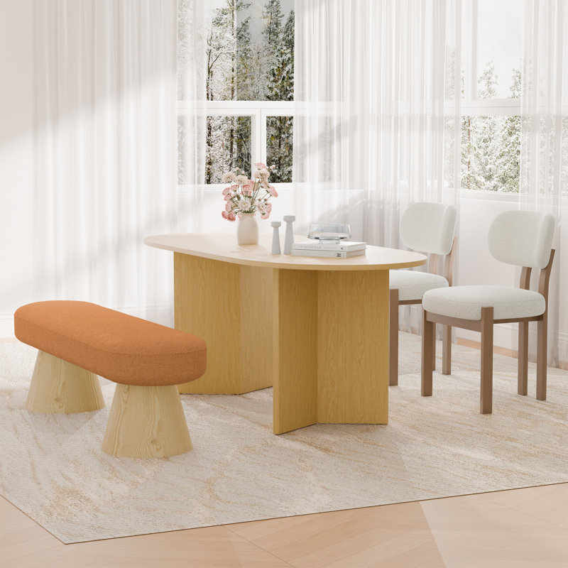 Lume 4 - Person Dining Set, Orange