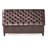 20.5" Wide Storage Bench With Faux Leather Padding - Brown 50" Long Wooden Frame Seat-1153256456