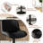 Modern Bar Stool Set Of 2, Adjustable  Upholstered Swivel Counter Stools, Counter Height Bar Stools With Back & Footrest For Kitchen Island-946084320