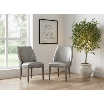 Ensemble de 2 chaises d'appoint rembourrées Azariah