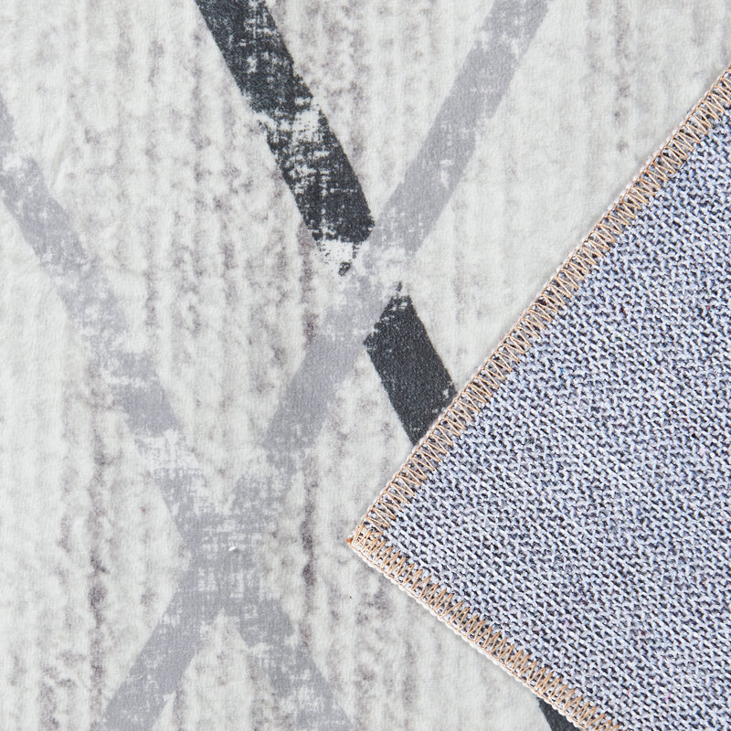 Serrell Chenille Mashine Washable Vintage Indoor Arae Rug with Non-Slip Backing for Bedroom Living Room Kitchen Entryway