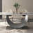 Aimun Metal Base Dining Table-1635604333