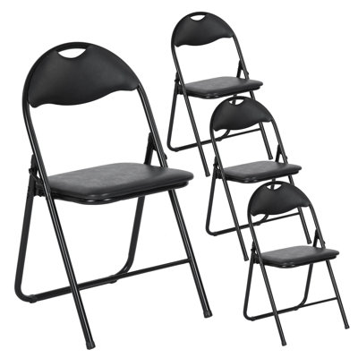 Fabric Padded Stackable Folding Chair Folding Chair Set