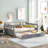 Full Size Daybed Wood Bed With Twin Size Trundle-1085391946