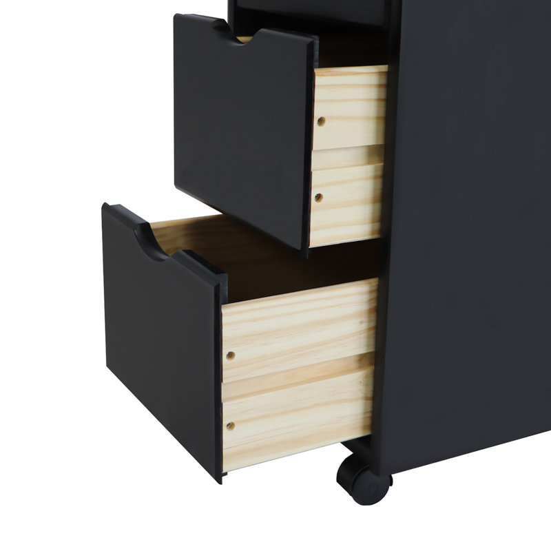 Pringle 8 Drawer Storage Drawer, Black
