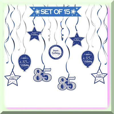 Sparkling 40th Birthday & Anniversary Glitter Banner