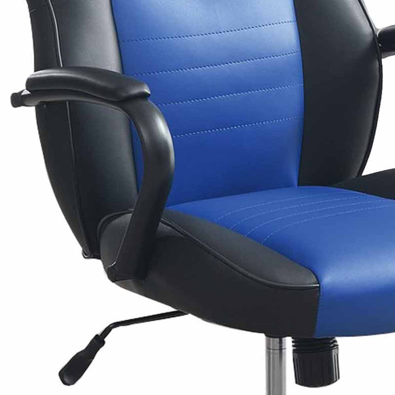 Loveah Gaming Chair, Black/Blue