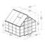 Balance 8 Ft W x 8 Ft D Greenhouse-97634184