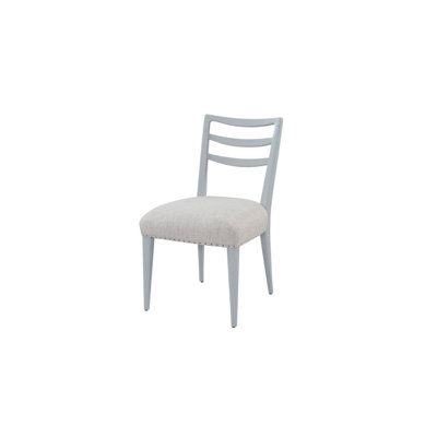 Chaise 2 pièces Ladderback, couleur océan, assise, fond bleu, bois massif +, l 20,07 po, H 34,82 po, P 23,94 po, bleu, largeur 20 po, hauteur 34,5 po, profondeur