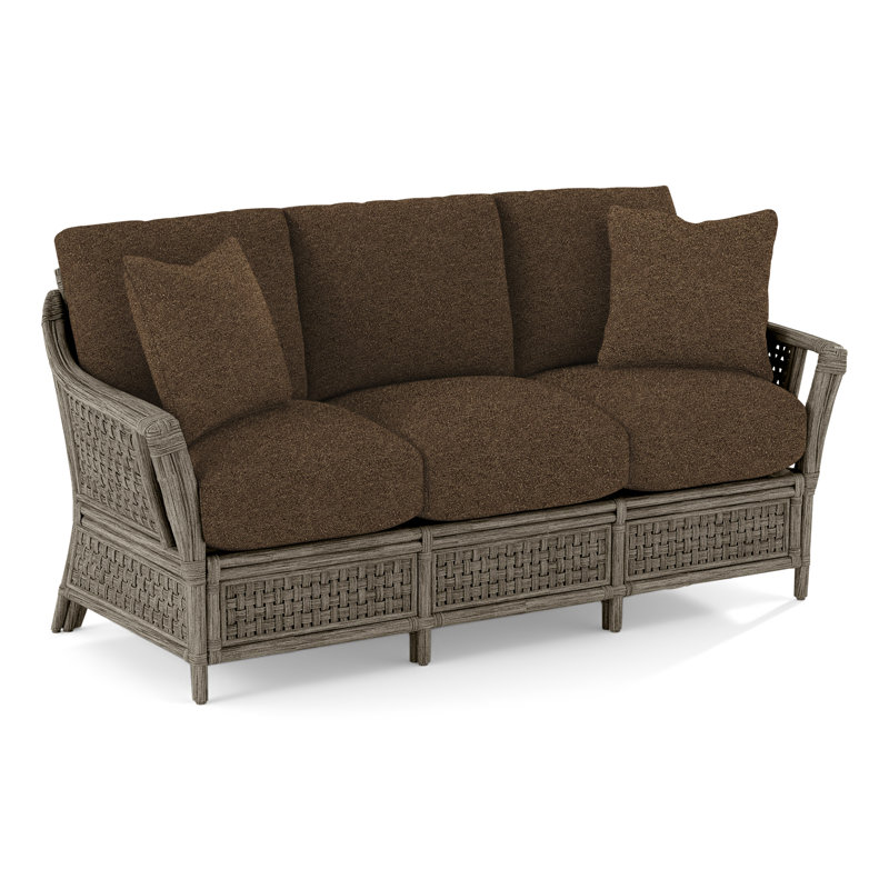 Boca Sofa, Stone Hearth, Frond Blue