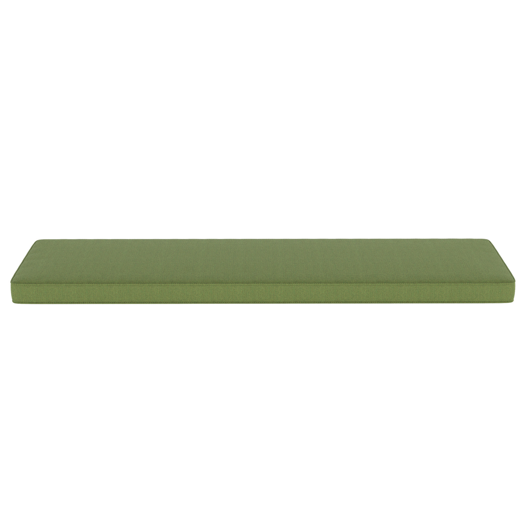 Indoor/Outdoor Sunbrella® Seat Cushion, 44" W x 18" D, Spectrum Cilantro Sunbrella® Plainweave