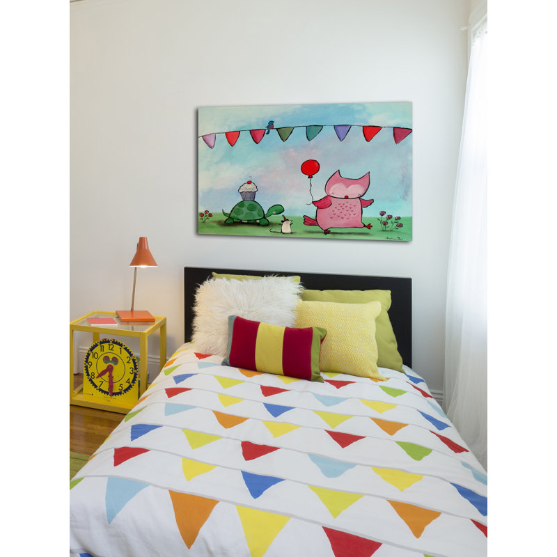 « forestiers party », art sur toile, 20 po x 30 p