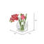 Arrangement floral papillon en vase
