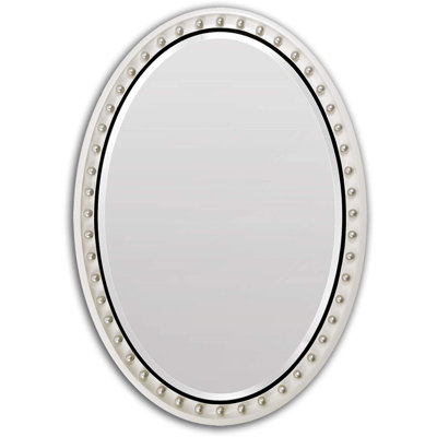 Thomkins Tavern Wood Flat Wall Mirror