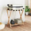 Elkan Luggage Rack 68x38x58 cm Bamboo-908454388