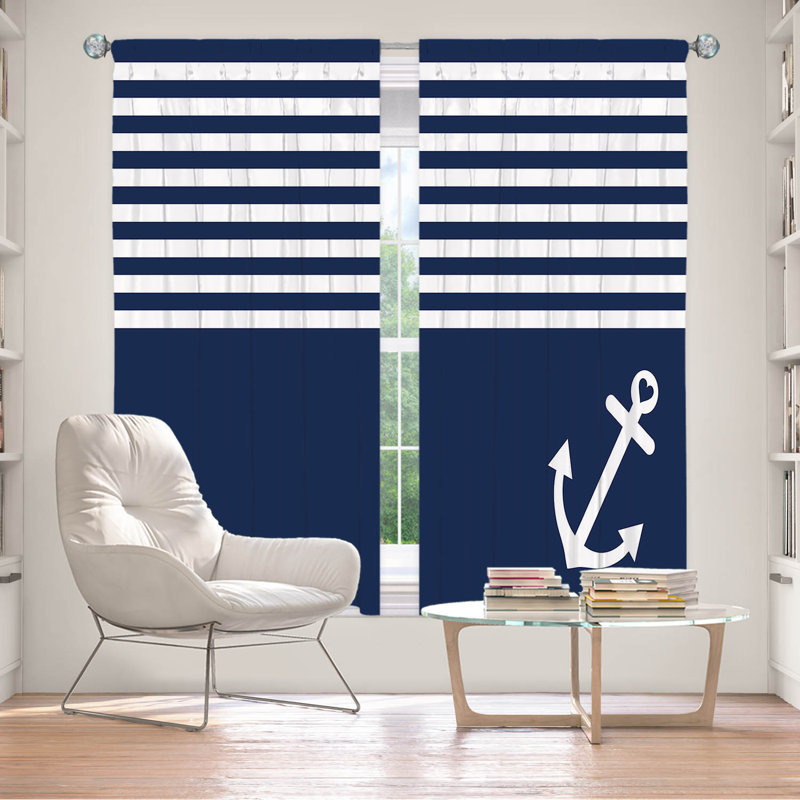 Paire de rideaux obscurcissant en polyester Bixente, L 40 po x L 82 po