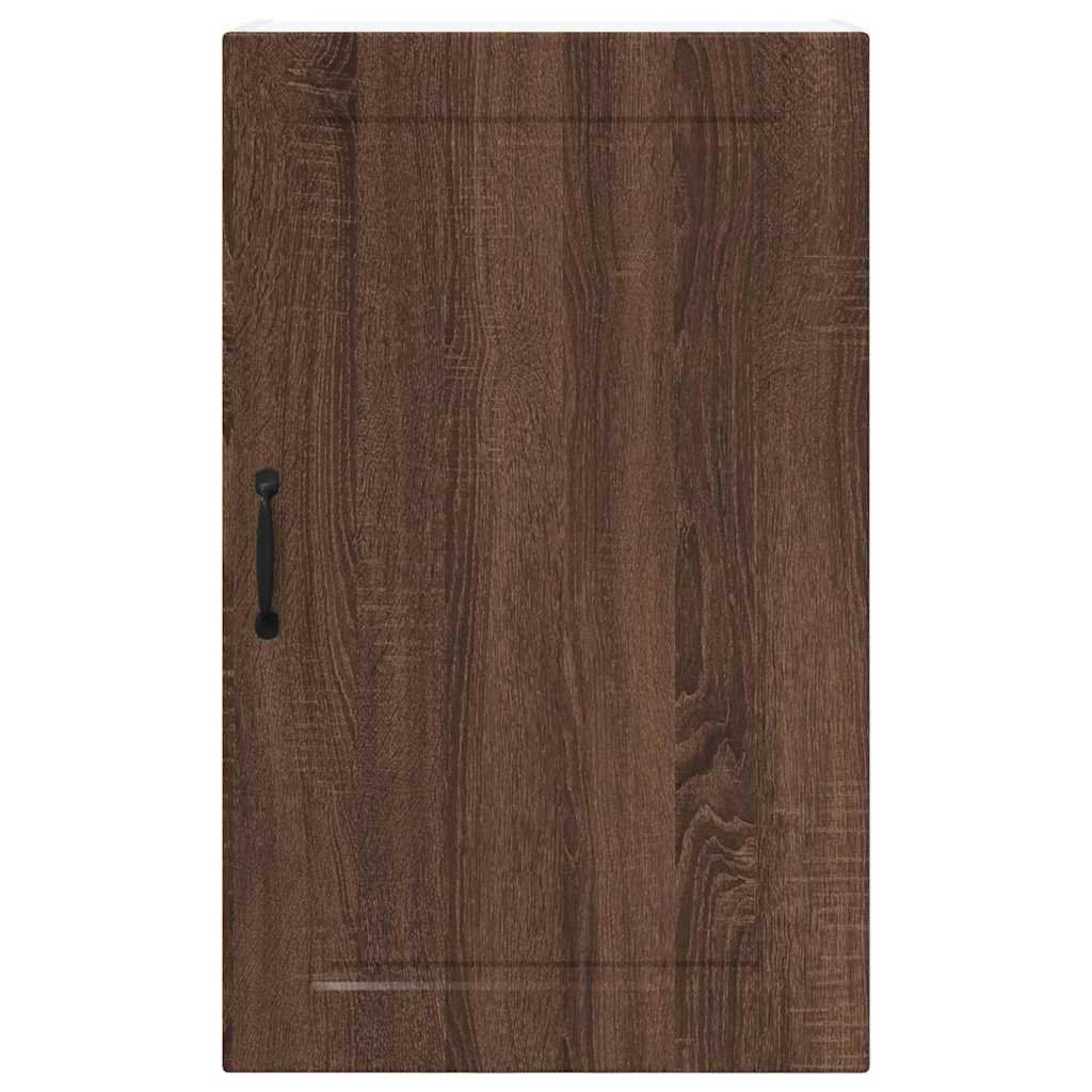 Vidaxl Kitchen Wall Cabinet Smoked Oak 50 X 31 X 80 Cm Engineered Wood