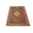 One-of-a-Kind Rectangle 5' X 3'10" 1980s Wool Area Rug in Orange/Rust