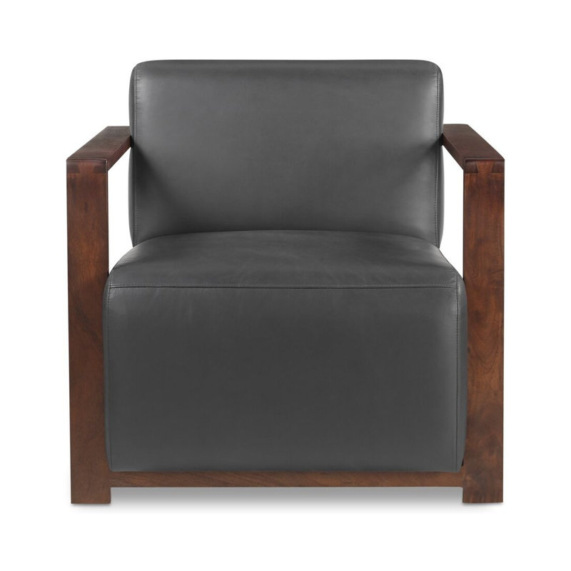 Barnes Accent Chair Tan, Black