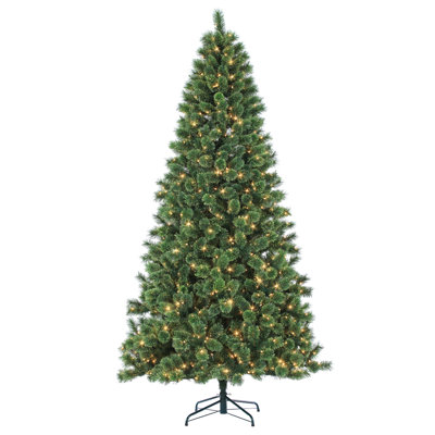 9' H Green Pine Cashmere Christmas Tree with 1100 Lights -  The Holiday Aisle®, 13C7087EB6514B4E9E5491823E72107E