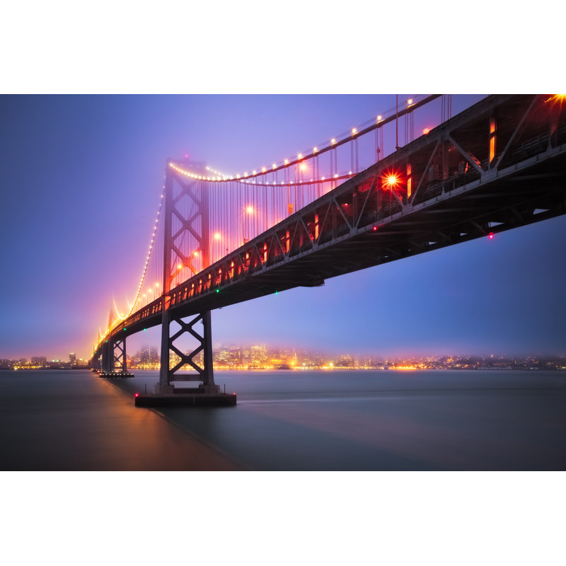 Derra Bay Bridge, San Francisco - Wrapped Canvas Print, 61cm H x 91cm W x 3.8cm D