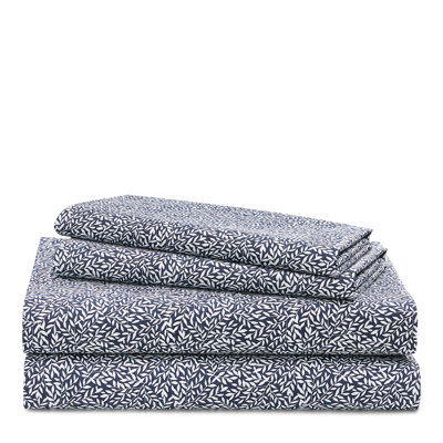 Spencer Leaf 230 Thread Count Cotton Sateen Sheet Set