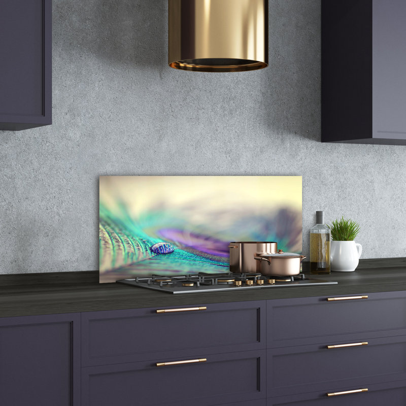 Norrie 50cm W x 100cm L Glass Peel and Stick Panel