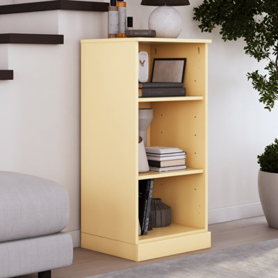 Palace Imports 100% Solid Wood Modular Storage Cabinet with Adjustable Shelves, 16.5" Wide x 35.75" Tall