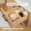 Meuble-lavabo sur pied simple 36 po avec plateau Langosta-1380003254