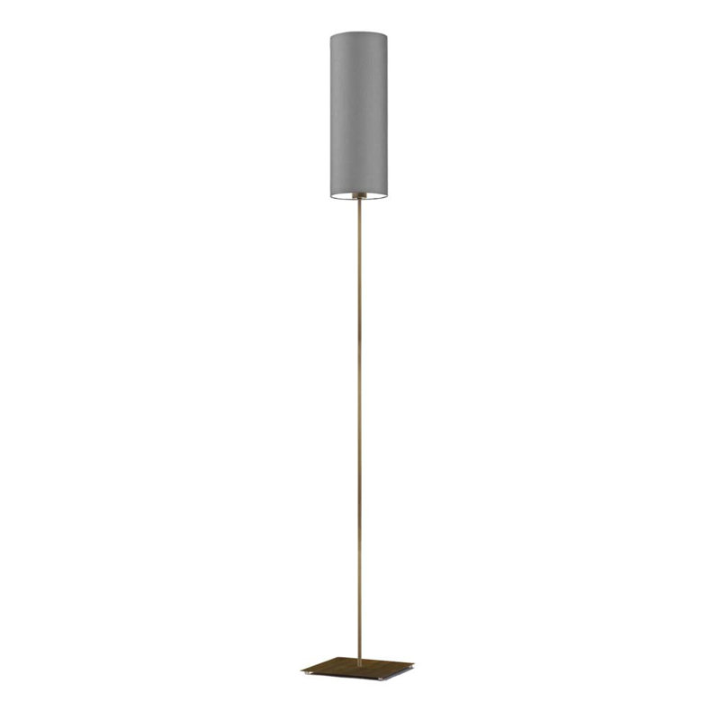 Florencja 165cm Traditional Floor Lamp, Dark Grey, Antique Gold