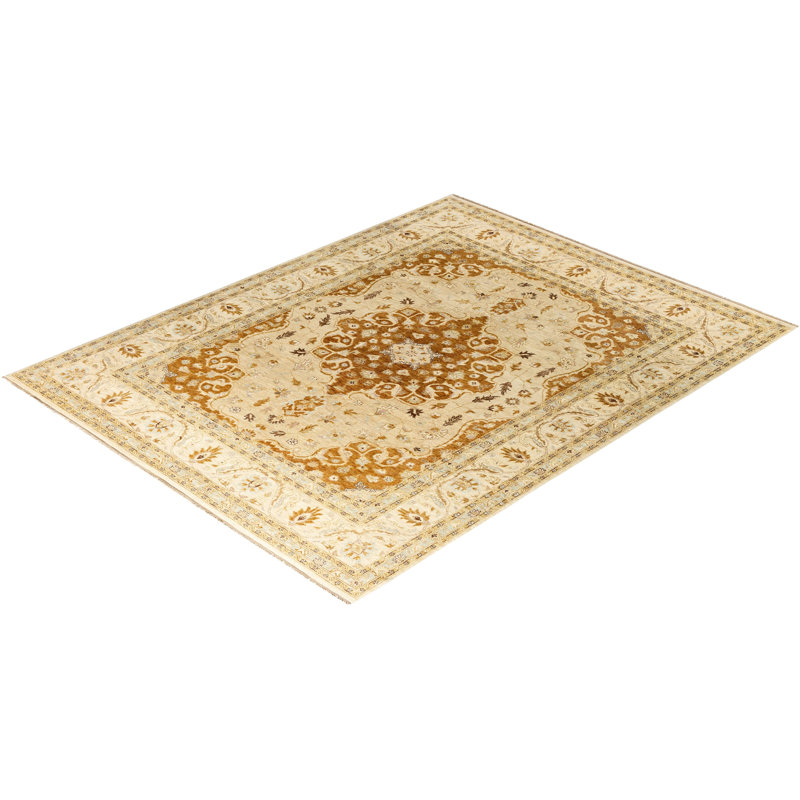 Overdyed One-of-a-Kind Rectangle 8' X 10'3" Hand Knotted Area Rug