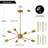 Macai 8 - Light Dimmable Sputnik Sphere Chandelier