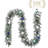 Pre-Lit Christmas Garland With Light For Mantle, Lighted Battery Operated Xmas Garland With Ball For Front Door Fireplace Table Centerpiece Outdoor Window Home Decor-247883493-247883488