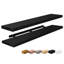 Tablettes flottantes pour salle de bain Sorbus - Tablettes extra-longues de 55 pouces pour la salle de bain, décoration murale pour la chambre à coucher, la cuisine, le salon, le rangement de livres - tablette flottante avec supports cachés (noir, paquet de 2)-119898070