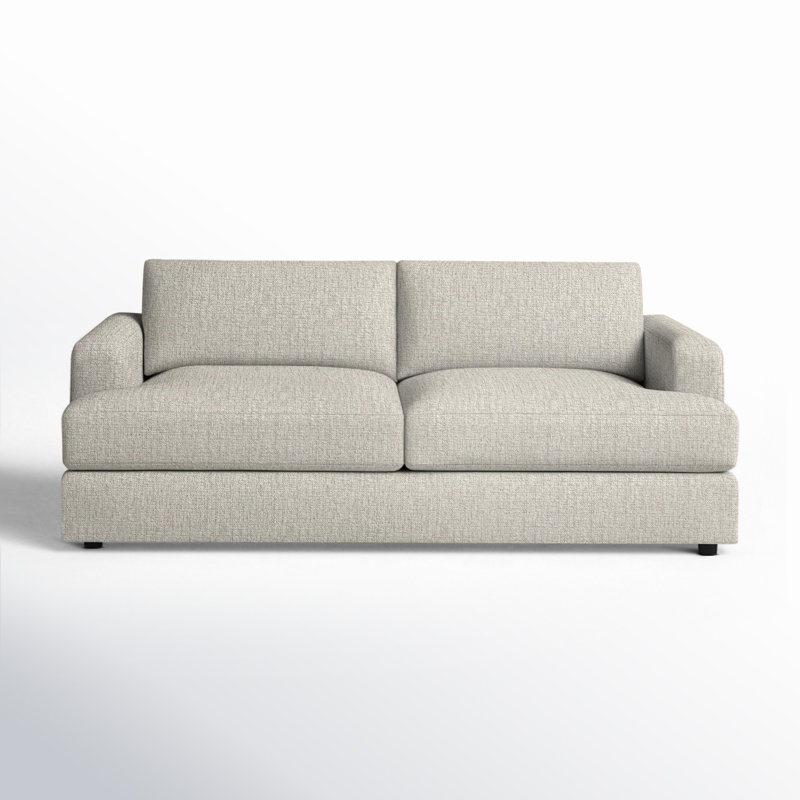 Cayden Upholstered 84'' Sofa, Nomad Snow Crypton® Chenille