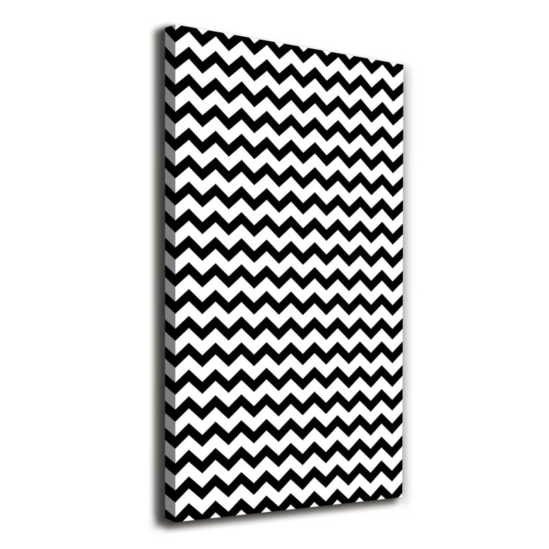 Zigzags - Wrapped Canvas Print