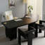 Bureau courbé en bois massif noir avec 3 tiroirs-762756232-762756231