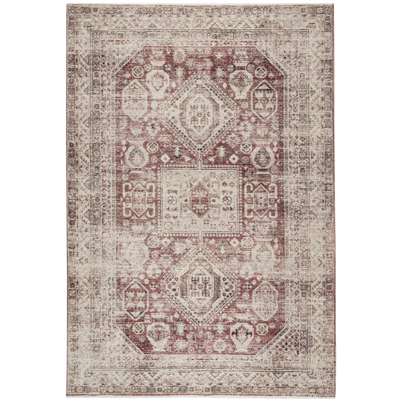 Tapis tribal Ilyjah Heirloom, Rectangle 7 pi 10 po x 10 pi
