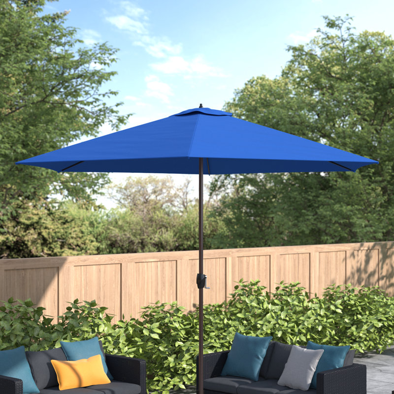 Parasol de marché 11 pi McDougal, Bleu Pacifique