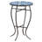 Fashionable Outdoor Table With Tilework: Blue And White Ceramic Iron Elegant Tile: Frame Support